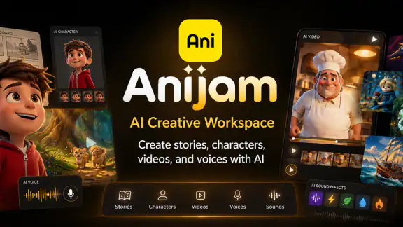 Anijam：AI動画メーカー