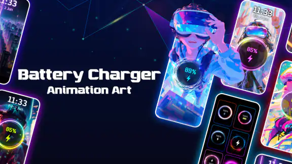 Battery Charger Animation Art