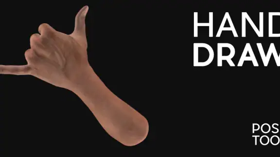 Hand Draw 3D Pose Tool