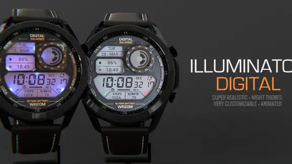 ILLUMINATOR Digital Watch face