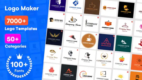 Logo Maker:  ロゴを作成し、デザインする