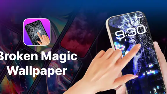 Magic Wallpaper: Broken Screen