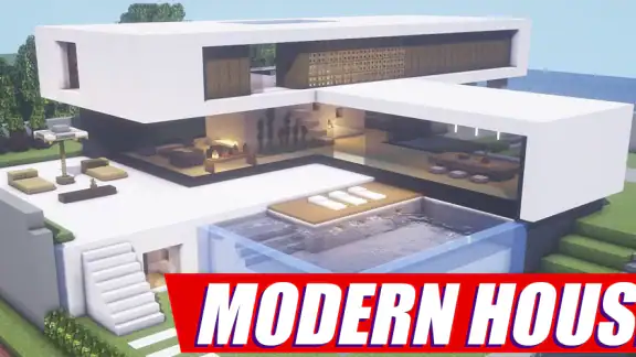 Modern House Map for Minecraft