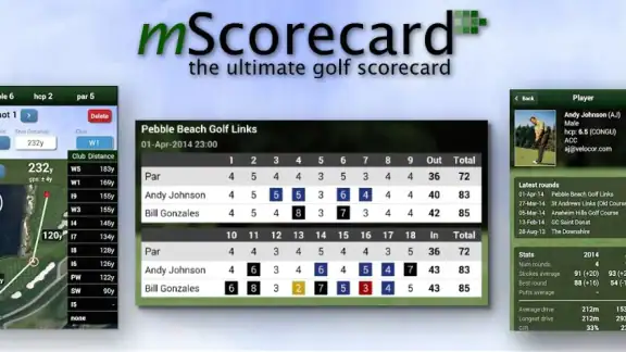 mScorecard - Golf Scorecard