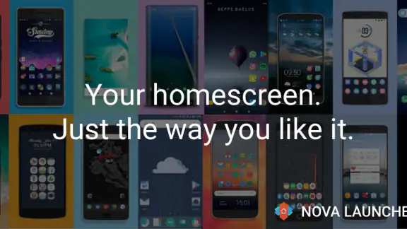 Nova Launcher ホーム