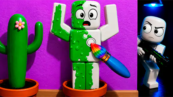 Seek Paint: Hide and Seek