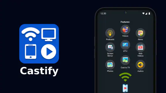 TV にキャスト+ Chromecast Roku TV