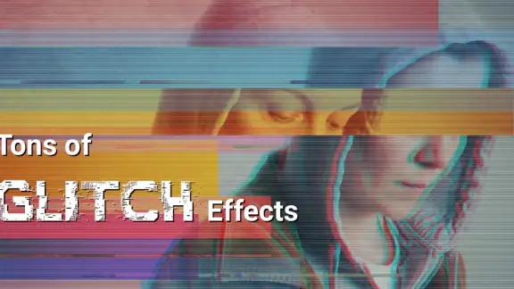 VHS Cam: glitch photo effects