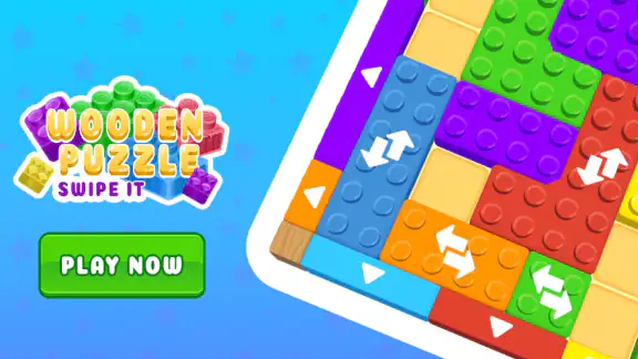 スワイプ・イット:木製ボードパズル