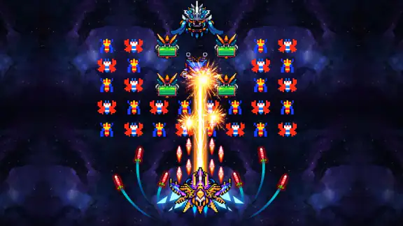 ファルコン: クラシック宇宙インベーダーアーケードゲーム