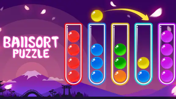 ボール選別 - 脳を鍛える色分けパズル ゲーム