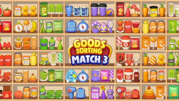 商品ソーティング:マッチ3パズル
