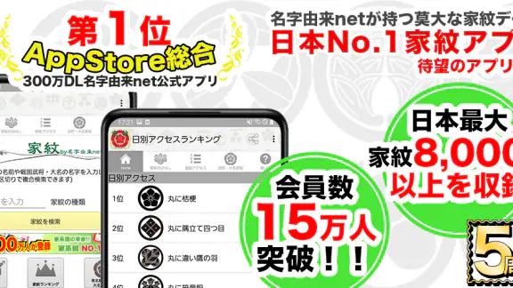 家紋 日本の家紋8,000種以上 紋章・戦国武将