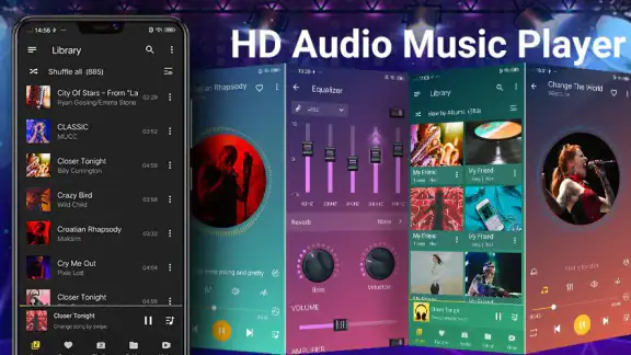 音楽プレーヤー - オーディオプレーヤーとベースブースター