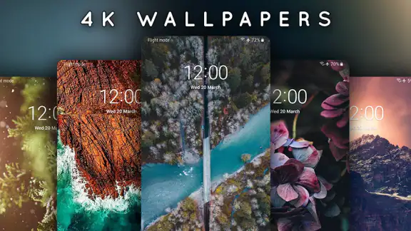4K Wallpapers, Auto Changer