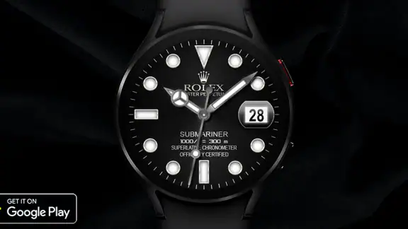 Analog Rolex Royal Watch face