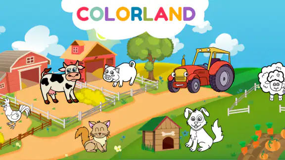 Animals Coloring and Learn