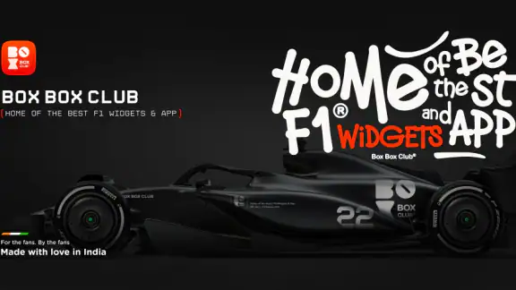 Box Box Club: Formula Widgets