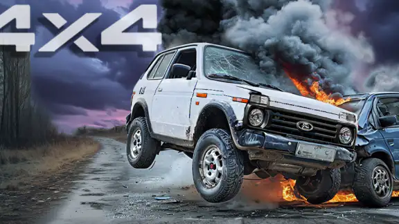 Crash test Auto VAZ Lada