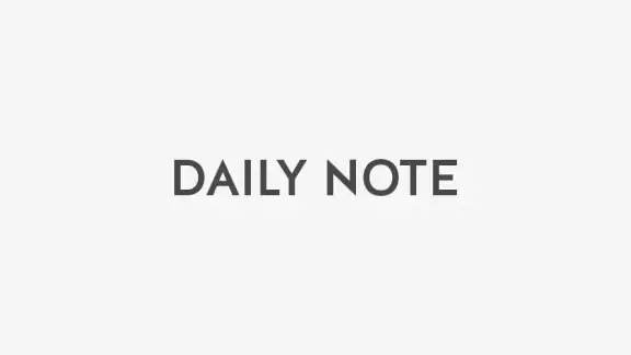 DAILY NOTE - 하루 메모 일기장
