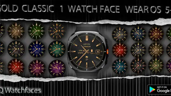 Gold Classic 1 WF Wear OS 5+