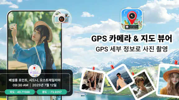 GPS 카메라 & 지도 뷰어