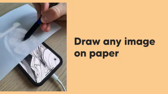 Lightbox draw - 투사지