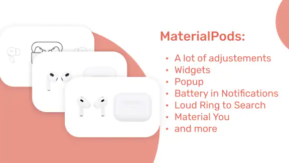 MaterialPods: AirPods battery