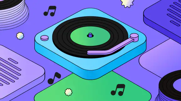 MD Vinyl - 음악 플레이어 위젯