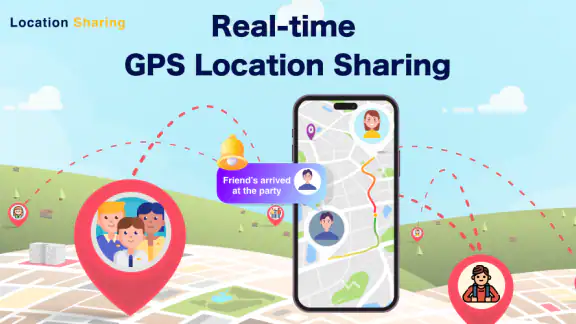Real-time GPS Location Sharing