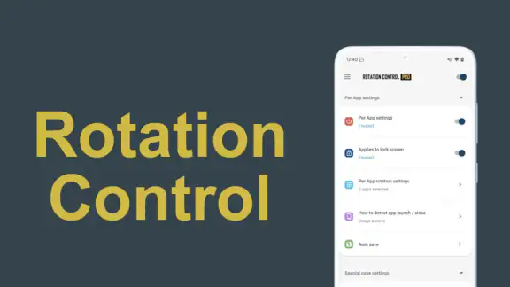 Rotation Control Pro - 회전, 방향