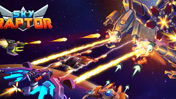 Sky Raptor: 비행기게임 - 우주슈팅게임