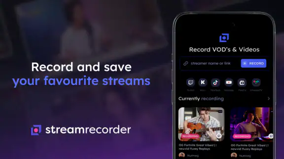 StreamRecorder: Record Streams