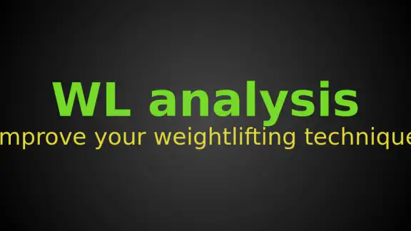 WL Analysis - bar path tracker