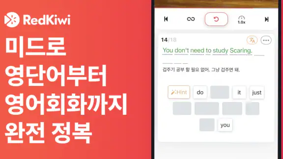 레드키위:영어회화,영어공부,영어단어,영어듣기,영단어
