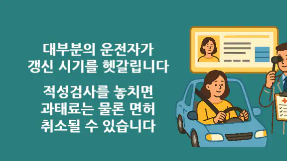 운전면허증 적성검사 갱신 도우미