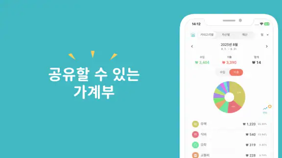 함께 쓰는 공유 가계부 - Manebo
