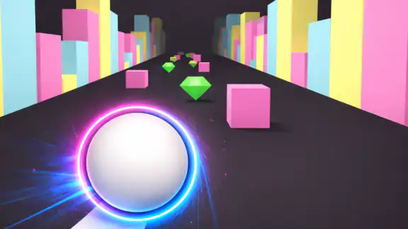 3D Ball Catch Up - Racing Ball