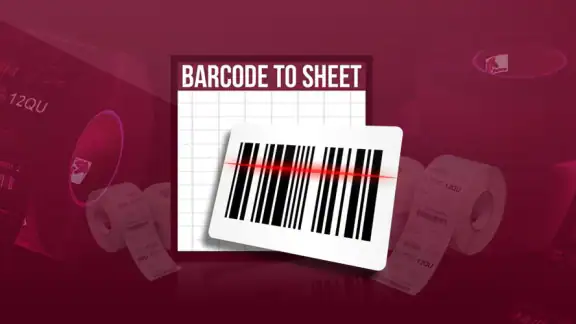 Barcode to Sheet