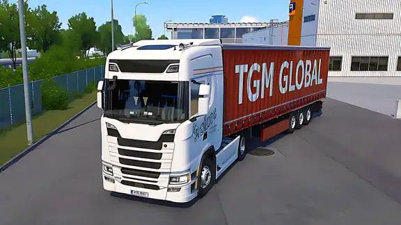 Euro Truck 3D Game Simulator
