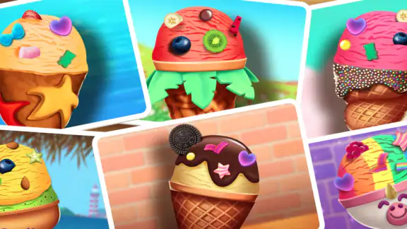 Ice Cream Making Game For Kids