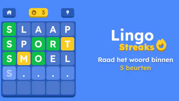 Lingo Streaks - Woordspel