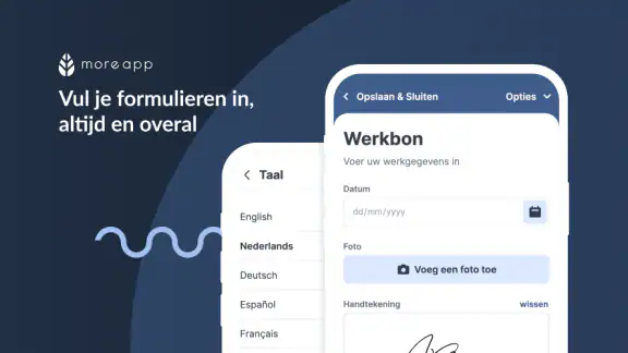 MoreApp Formulieren