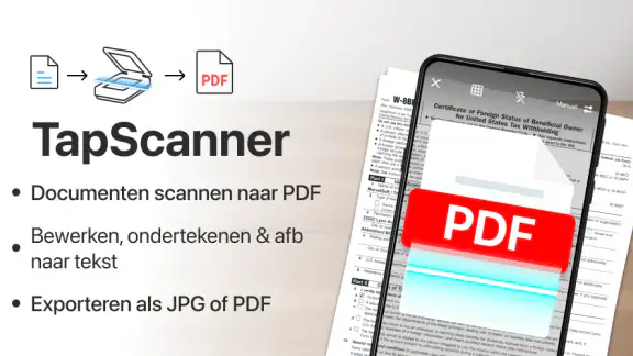 TapScanner - Scanner naar PDF