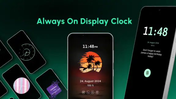 Always On Display Clock - AOD