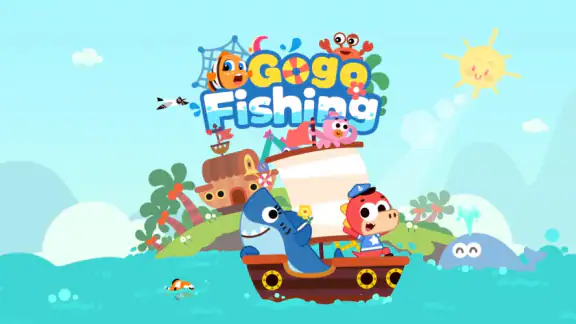 Baby Boat Fishing Games for 2+