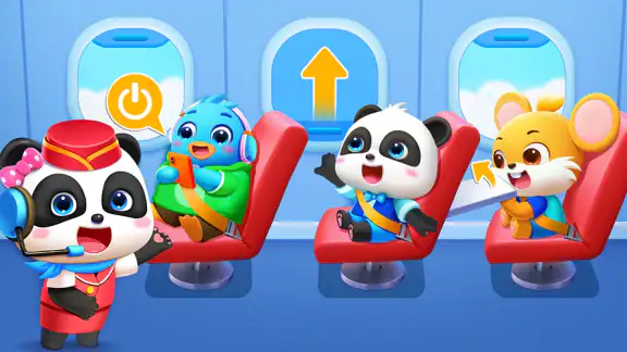 Baby Panda's Airport