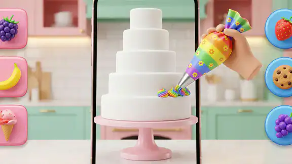Bakery Chef Cake Cooking Games