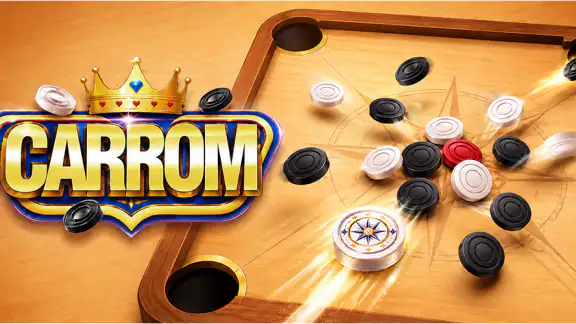 Carrom - A Disc Board Game