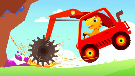 Dinosaurus graver:barn spillet